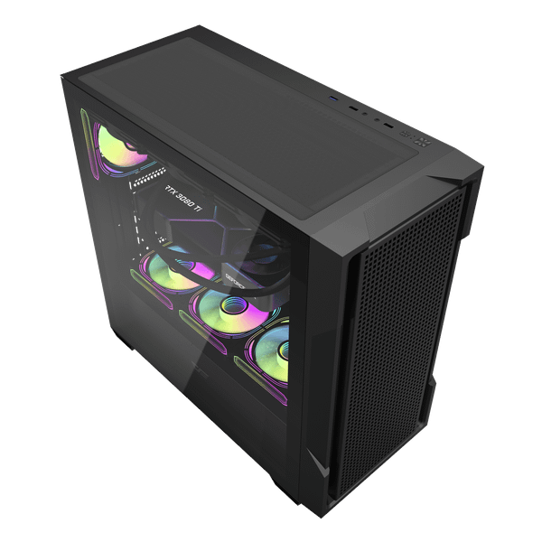  Thùng máy Case Darkflash DS900 Mesh ATX - Đen (Mặt lưới) 