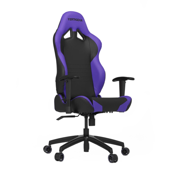  Ghế gaming VERTAGEAR SL2000 | Đen tím, 100kg, Chân xoay, Da PU 