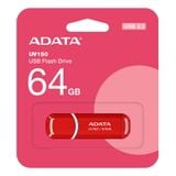  USB Adata DashDrive UV150 64GB | Đỏ, USB 3.2 Gen 1 (AUV150-64G-RRD) 