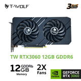  Card màn hình T-WOLF RTX 3060 12GB GDDR6 Dual | 192-bit, 3584 CUDA 