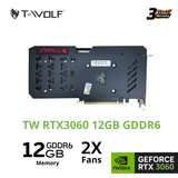  Card màn hình T-WOLF RTX 3060 12GB GDDR6 Dual | 192-bit, 3584 CUDA 
