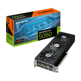  Card màn hình Gigabyte GeForce RTX 5060 EAGLE MAX OC 8G (GV-N5060EAGLEMAX OC-8GD) | 8GB GDDR7, 3840 CUDA, 550W 