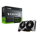  Card màn hình MSI GeForce RTX 5060 8G VENTUS 2X OC V1| 8GB GDDR7, 3840 CUDA Cores, PCIe Gen5 