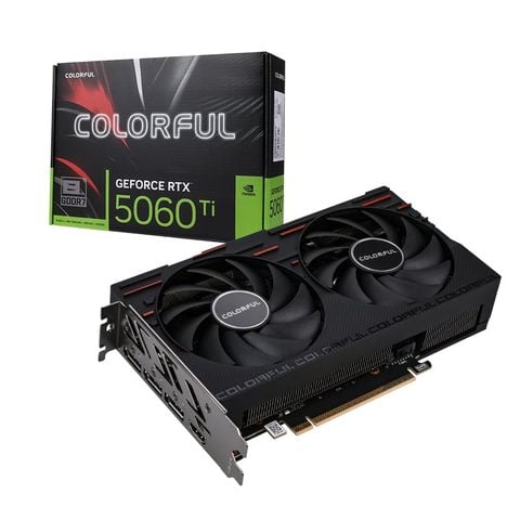 Card màn hình Colorful GeForce RTX 5060 Ti Gaming DUO 8GB-V | 8GB GDDR7, 3x DisplayPort, HDMI