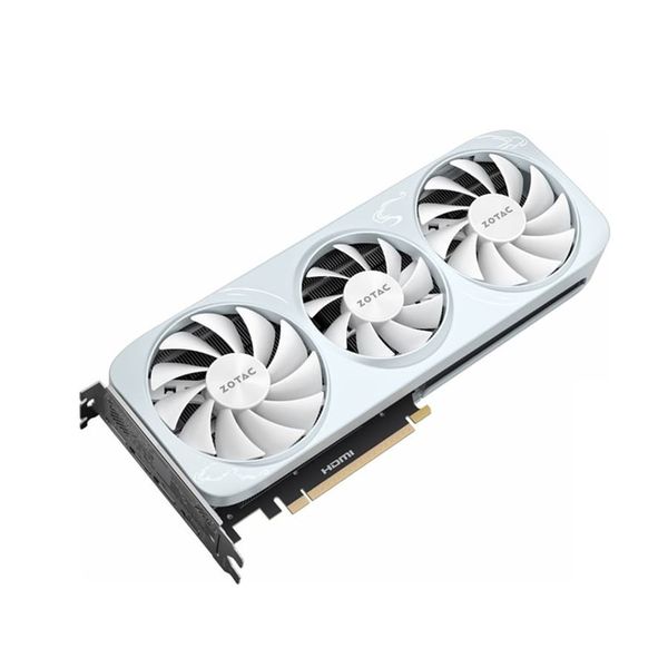  Card màn hình ZOTAC GAMING GeForce RTX 5060 Ti 8GB GDDR7 MOON WHITE OC (ZT-B50610C-10M) | 4608 CUDA, 2602MHz, IceStorm 2.0 