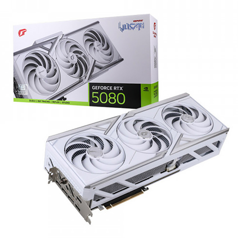 Card màn hình Colorful iGame GeForce RTX 5080 Vulcan White OC 16GB-V | 16GB GDDR7, 256-bit, 10752 CUDA, DLSS 4