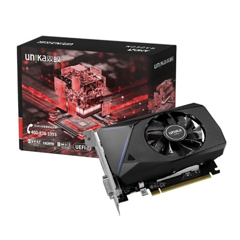 Card màn hình AMD UNIKA Radeon RX 560 4GB GDDR5 V2 Black | 128-bit, 1176MHz, 3 cổng xuất hình