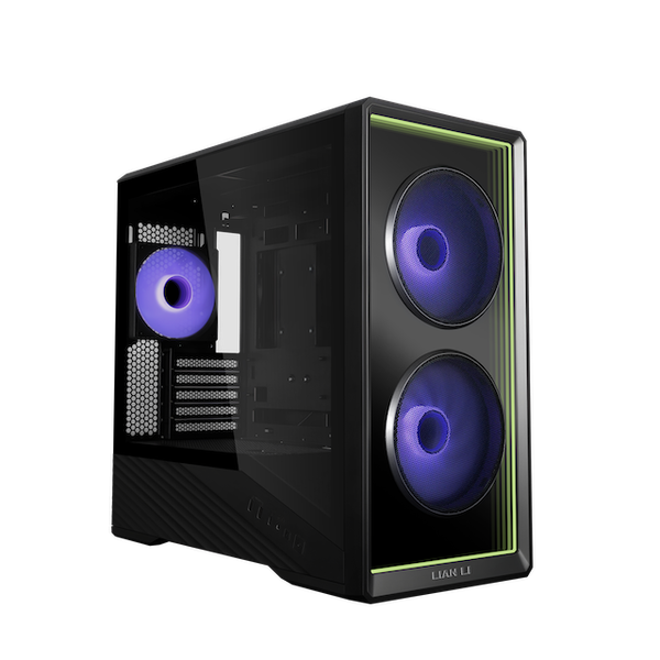  Thùng máy Lian Li Vector V150 INF (Kèm sẵn 3 Fan ARGB) (CASELLV150INFX) | M-ATX/Mini-ITX, Kính cường lực, Đen 