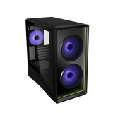  Thùng máy Lian Li Vector V150 INF (Kèm sẵn 3 Fan ARGB) (CASELLV150INFX) | M-ATX/Mini-ITX, Kính cường lực, Đen 