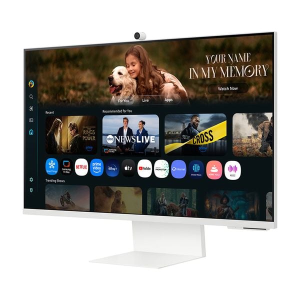 Màn hình thông minh Samsung M8 LS32FM803UEXXV | 32 inch, 4K/UHD, 60Hz, VA, AI, Smart TV Apps 