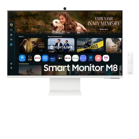 Màn hình thông minh Samsung M8 LS32FM803UEXXV | 32 inch, 4K/UHD, 60Hz, VA, AI, Smart TV Apps