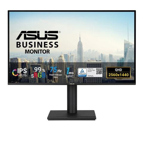 Màn hình văn phòng ASUS VA27AQSE | 27 inch, 2K/QHD, IPS, 75Hz, 1ms, HDMI/DP/VGA, Loa tích hợp