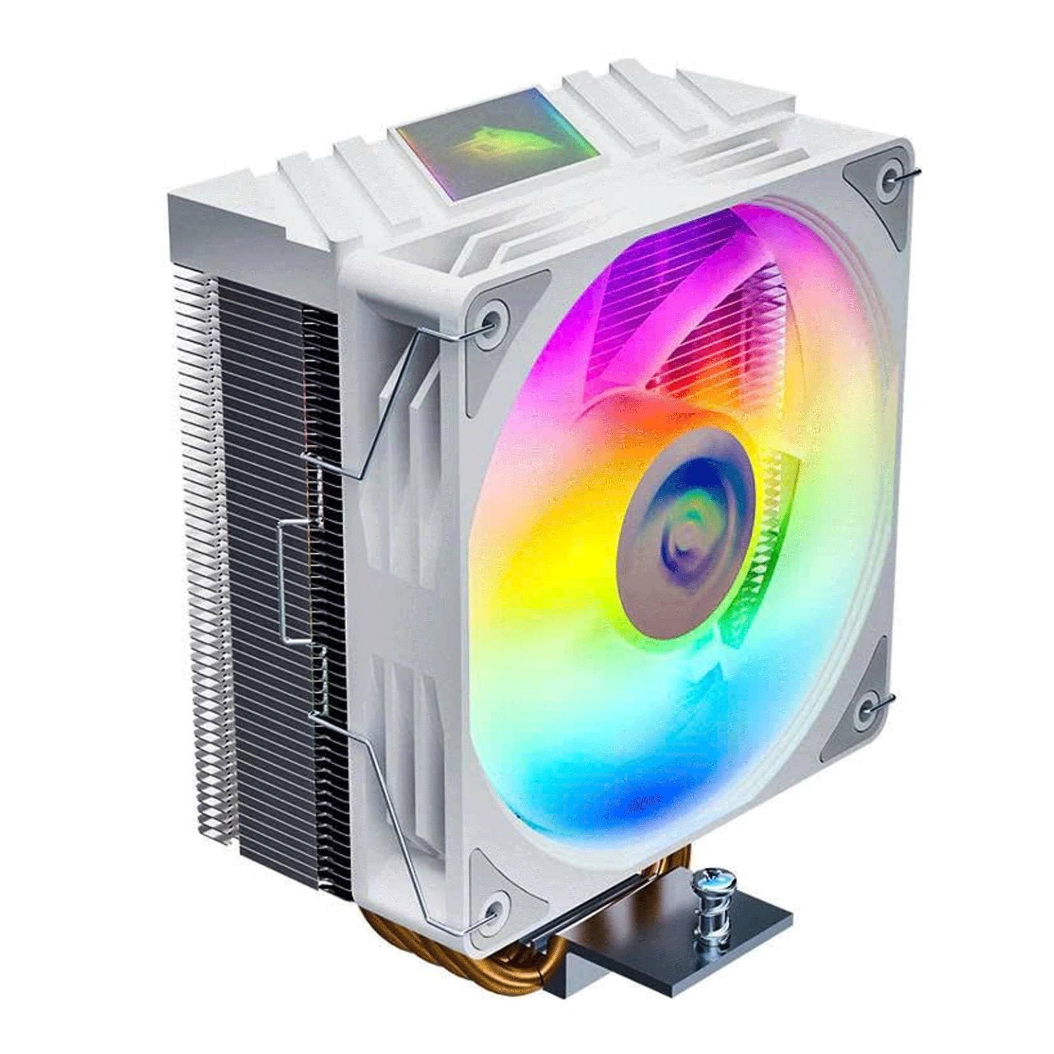 Tản nhiệt khí Leopard K400 ARGB Sync Main | Support 2011, Trắng