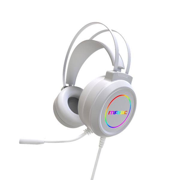  Tai nghe Gaming Magic HG-01 | 7.1 Surround, Trắng 