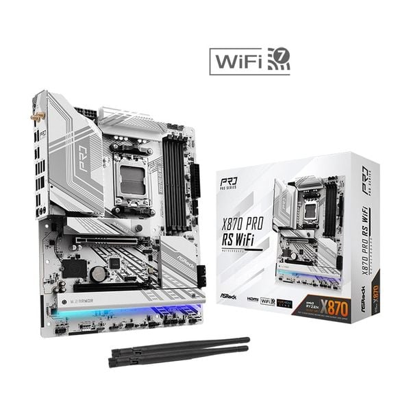  Mainboard ASRock X870 Pro RS Wifi DDR5 | AM5, ATX, 4 khe RAM 