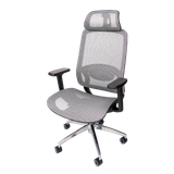  Ghế công thái học UPGEN Lumix 2025 | Đen xám, 120kg, Chân xoay, Lưng lưới 