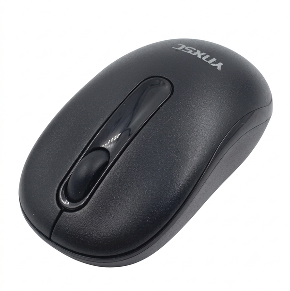  Chuột Gaming Ynxsc W108G Black | Không dây 2.4GHz, 1600 DPI, Ergonomic, Đen 