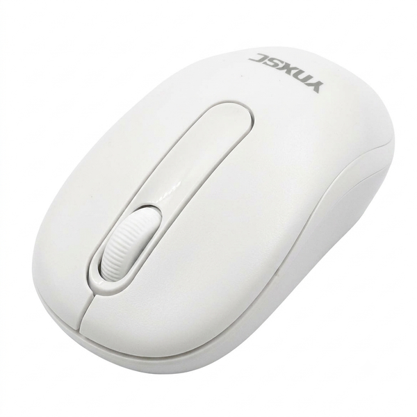  Chuột Gaming Ynxsc W108G White | Không dây 2.4G, 1600 DPI, Ergonomic, Trắng 