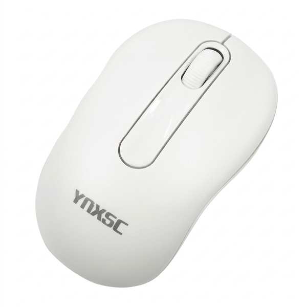  Chuột Gaming Ynxsc W108G White | Không dây 2.4G, 1600 DPI, Ergonomic, Trắng 