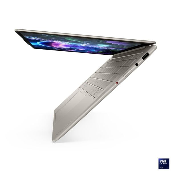  Laptop Lenovo Yoga Slim 7 14ILL10 83JX00D5VN | Ultra 5 226V, 16GB DDR5X, SSD 512GB NVMe, 14" WUXGA OLED, Intel Arc Graphics 130V, Win 11+Office, Trắng Kem 