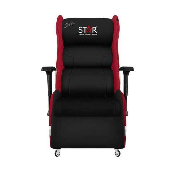  Ghế Sofa Gaming Centaur Reboot, Logo STAR | Đen, 150kg, Chân xoay, Da PU 
