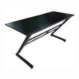  Bàn Gaming chữ Z 1m4 | Khung đen, mặt đen 