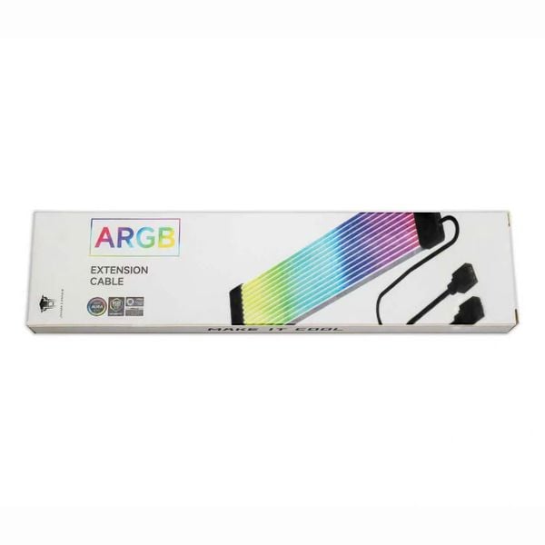  Cáp Leopard Trang Trí PC Led ARGB 8 Pin CPU, VGA - Đen 