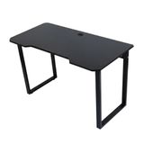  Bàn Gaming chữ U 1m4 | Khung đen, mặt đen 