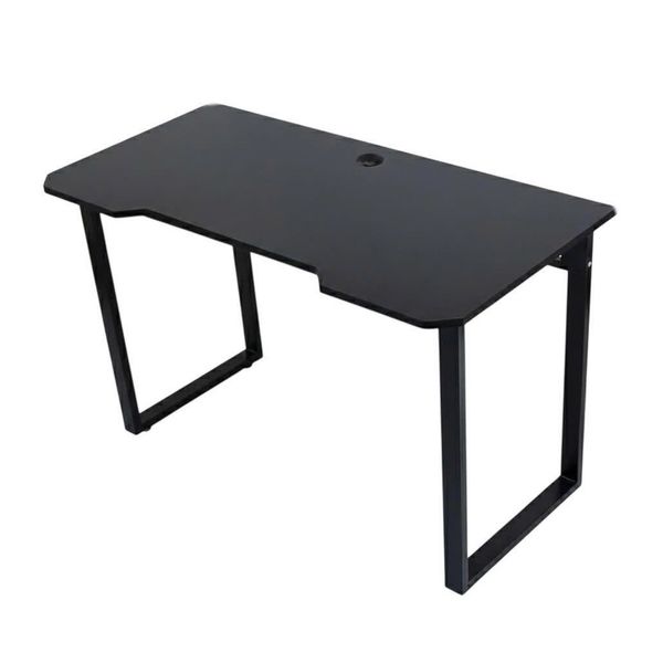  Bàn Gaming chữ U 1m4 | Khung đen, mặt đen 