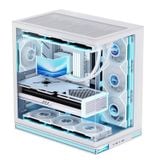  Thùng máy Leopard AX-2 | ATX, Màn hình LCD, ARGB, Không kèm fan, Trắng 