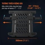  Giá Treo/Kẹp Laptop Ergotek EP12 | 11"-17", Đen 