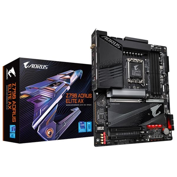  Mainboard Gigabyte Z790 AORUS Elite AX Wifi DDR5 | LGA 1700, ATX, 4 khe RAM 