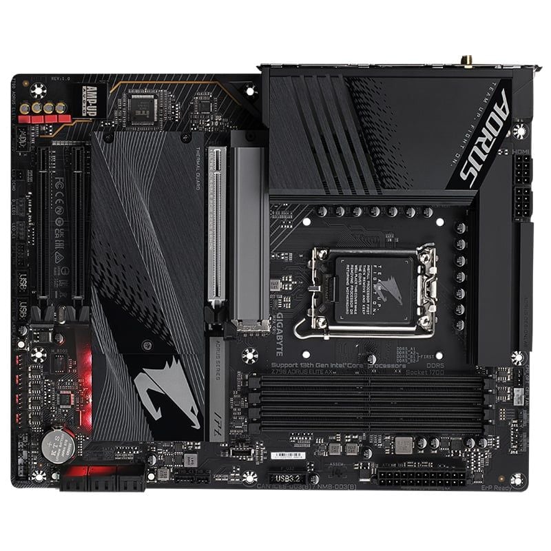 Mainboard Gigabyte Z790 AORUS Elite AX Wifi DDR5 | LGA 1700, ATX, 4 khe RAM
