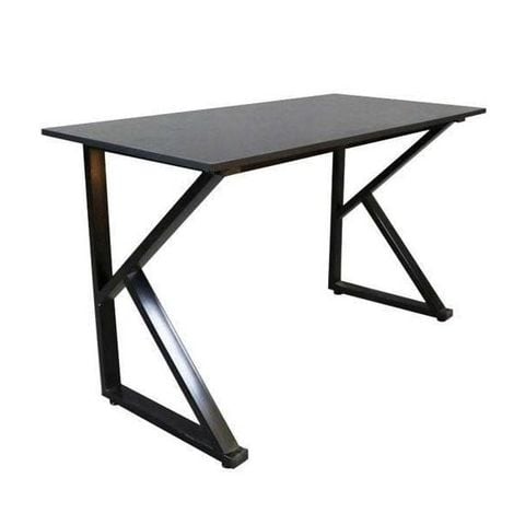 Bàn Gaming Chữ K 1m2 | Thép, Mặt bàn P1PB, Chân đen / Mặt đen