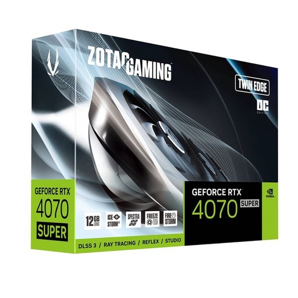  [Cũ] Card màn hình Zotac Gaming RTX4070SP 12GB Twin Edge Oc 2 Fan | BH 3T STAR 