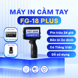  Máy In Date Cầm Tay FG 18 Plus (Không kén mực) - In NSX, HSD Độ Bám Dính Cao, Không Trôi Mực 