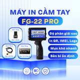  Máy In Date Cầm Tay FG 22 PRO Tiếng Việt (Có mực) - Tặng Pin Dự Phòng -  In NSX-HSD, Logo, Mã QR, Mã Vạch Sắc Nét, Hoàn Hảo 