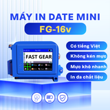  Máy in date cầm tay mini FG 16V Tiếng Việt - In Nsx Hsd, Logo, hình ảnh, mã QR, mã vạch trên bề mặt cong, tròn, lõm 