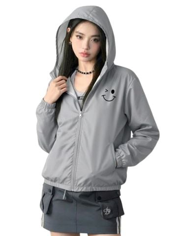  KHOÁC DÙ, NÓN RỜI, form vừa,  XÁM đậm 