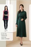  ĐẦM MIDI LỤA XANH 