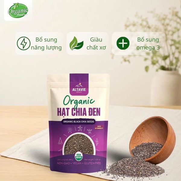 Hạt chia hữu cơ Altavie- 200g ( New)