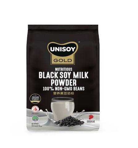 Bột đậu nành đen hữu cơ Unisoy 384g (12 gói x 32g)