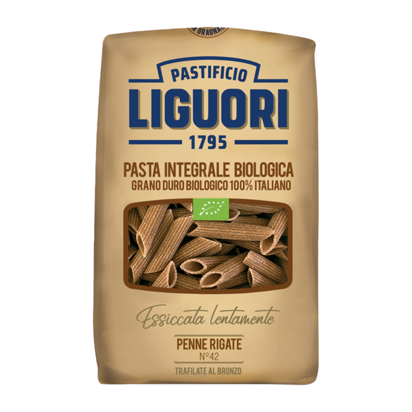 Mì Ống Hữu Cơ Số 42 Hiệu Liguori Liguori Penne Rigate N.42 500g