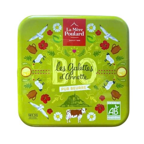 Bánh quy hữu cơ La Mere Poulard Bio Hộp 183,3G