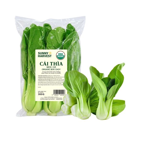 Rau cải thìa hữu cơ Sunny Harvest 250 g (Gói)