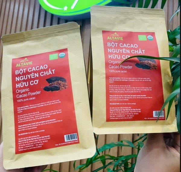 Bột cacao nguyên chất hữu cơ Altavie 250g
