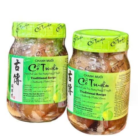 Chanh muối cổ truyền lâu năm hũ 500gram