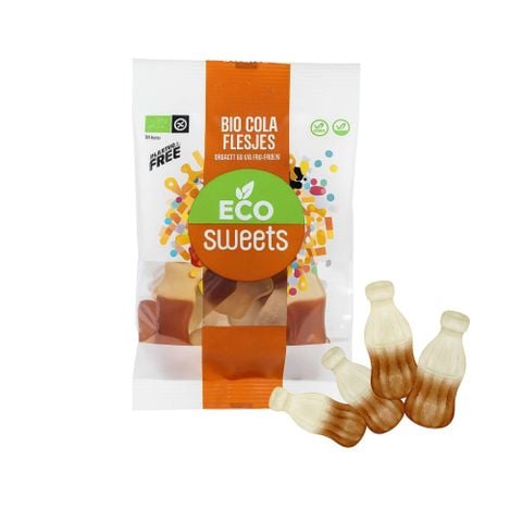 Kẹo dẻo hữu cơ vị cola hình chai ECO Sweets 75 g