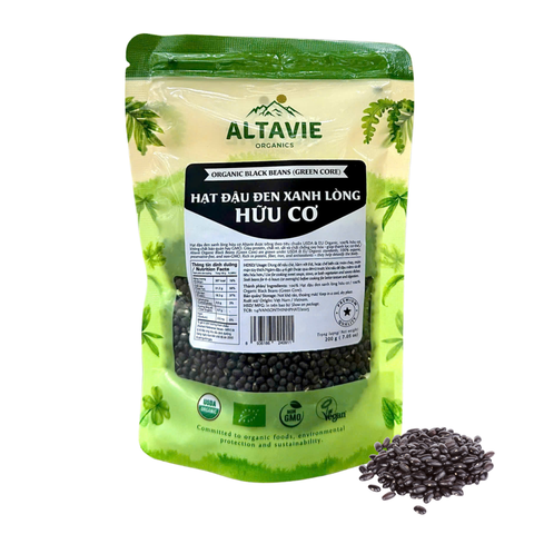 Đậu đen xanh lòng hữu cơ Altavie 200g