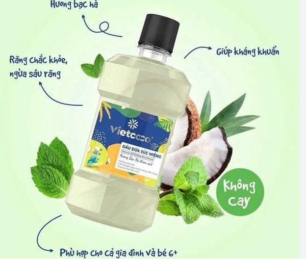 Dầu dừa súc miệng Vietcoco 225ml